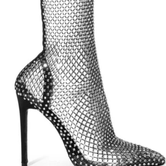 Mesh “Fishnet” Bootie - Picture 3 of 4